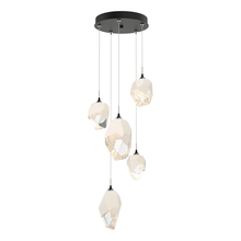 Hubbardton Forge 131139-SKT-LONG-10-WP0756 - Chrysalis 5-Light Mixed Crystal Pendant