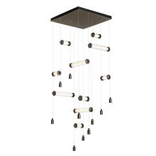 Hubbardton Forge 139100-LED-STND-14-ZM0696 - Libra 10-Light Square LED Pendant