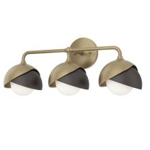 Hubbardton Forge 201375-SKT-84-14-GG0711 - Brooklyn 3-Light Double Shade Bath Sconce