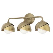 Hubbardton Forge 201375-SKT-84-86-GG0711 - Brooklyn 3-Light Double Shade Bath Sconce