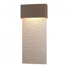 Hubbardton Forge 302632-LED-75-78 - Stratum Large Dark Sky Friendly LED Outdoor Sconce