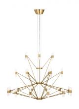  SLCH24627NB - Lassell Three Tier Tall X-Large Chandelier