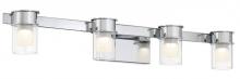 Minka George Kovacs P5414-077-L - Herald Square - 4 Light LED Bath Chrome