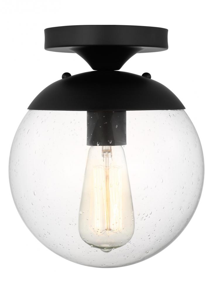 Leo - Hanging Globe Extra Large One Light Pendant with Clear Seeded Glass