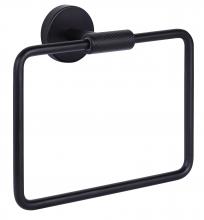 Canarm BA108A09BK - Bath Accessories, VAREN, BA108A09BK, MBK Color, Towel Ring, 8.625" W x 6.5" H x 3" D