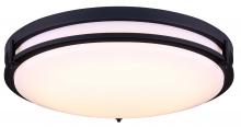 Canarm LFM112A19BK - Gilda LED Integrated Flush Mount Light, Black Finish