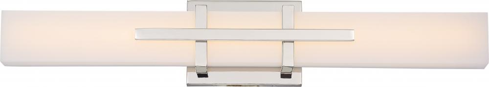 Grill - 24" LED Wall Sconce - Polished Nickel Finish