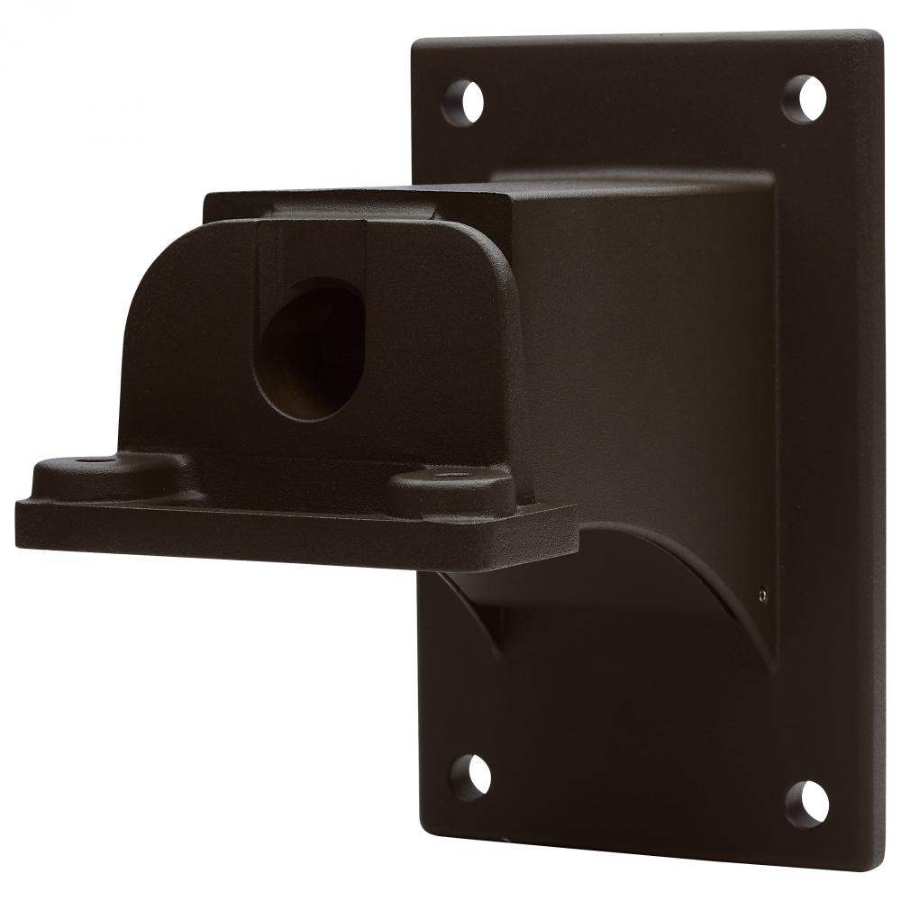 Area Light Wall Mount Bracket; Bronze Finish