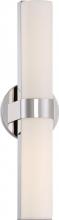 Nuvo 62/722 - Bond - Double LED Vanity with White Acrylic Lens - Polished Nickel Finish