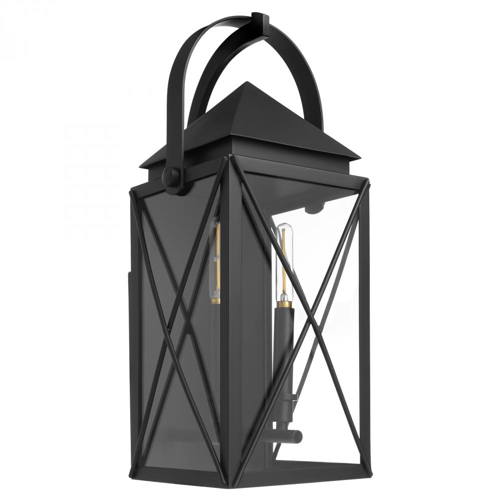 Mystic 20 inches, 2 Light Lantern, Matte Black