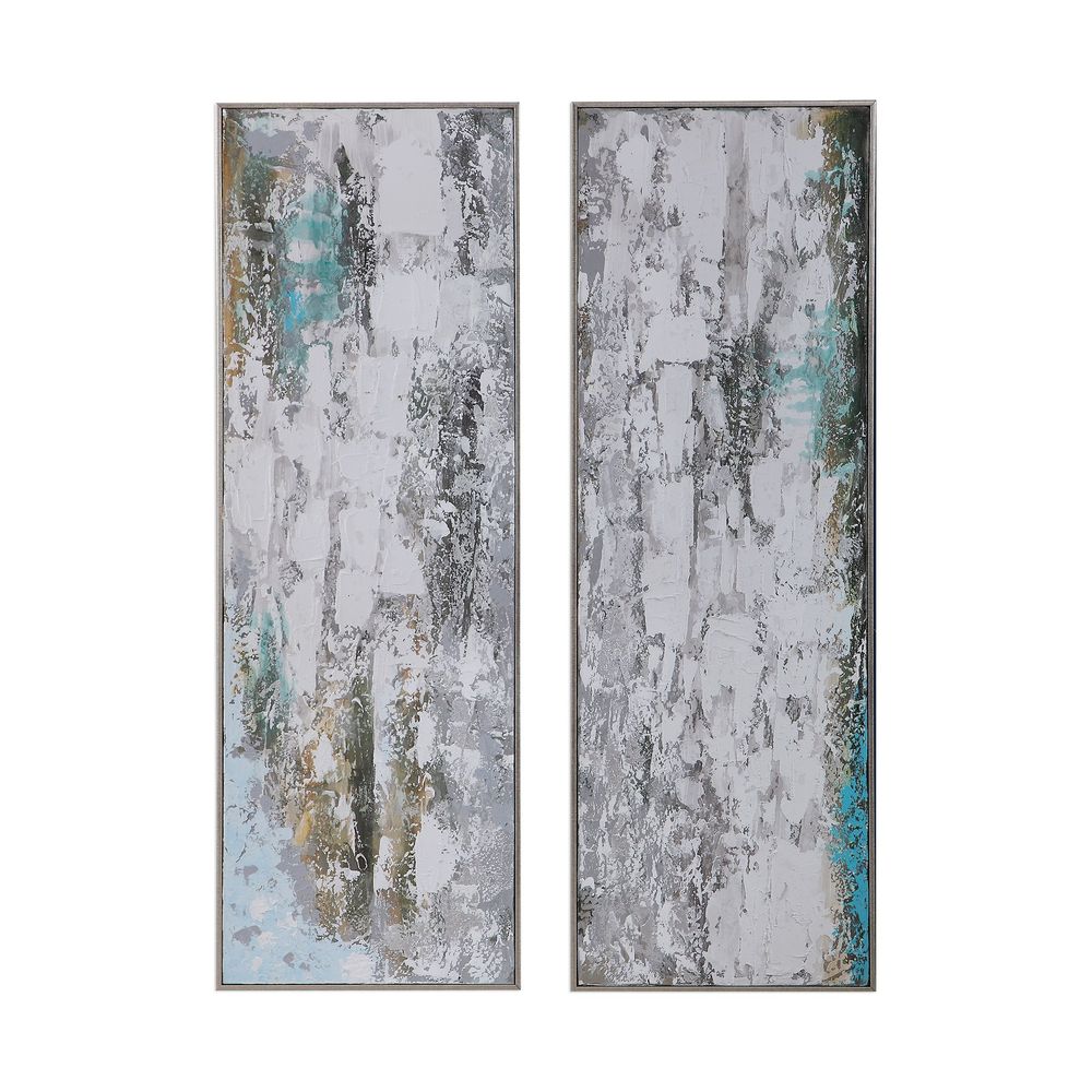 Uttermost Aged Fences Abstract Art Set/2