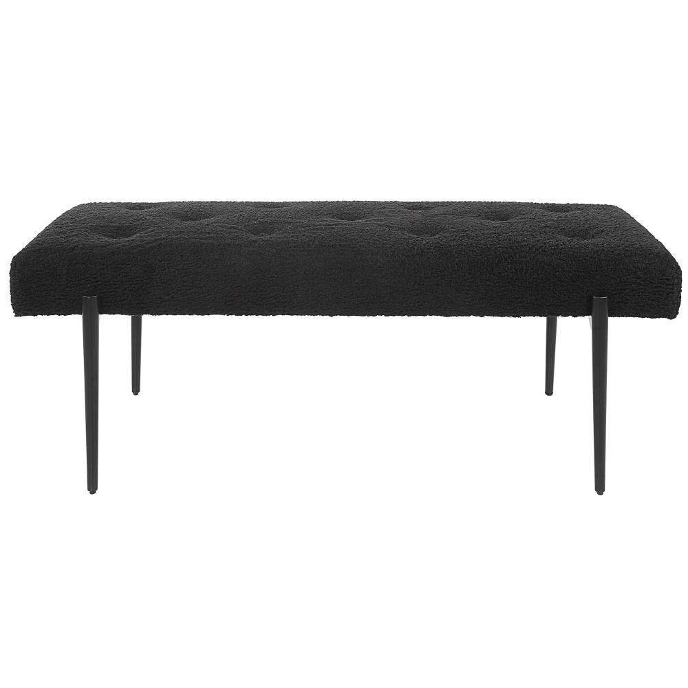 Olivier Modern Black Bench