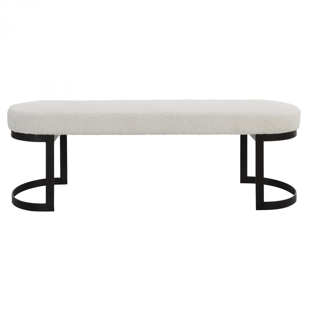 Uttermost Infinity Black Bench