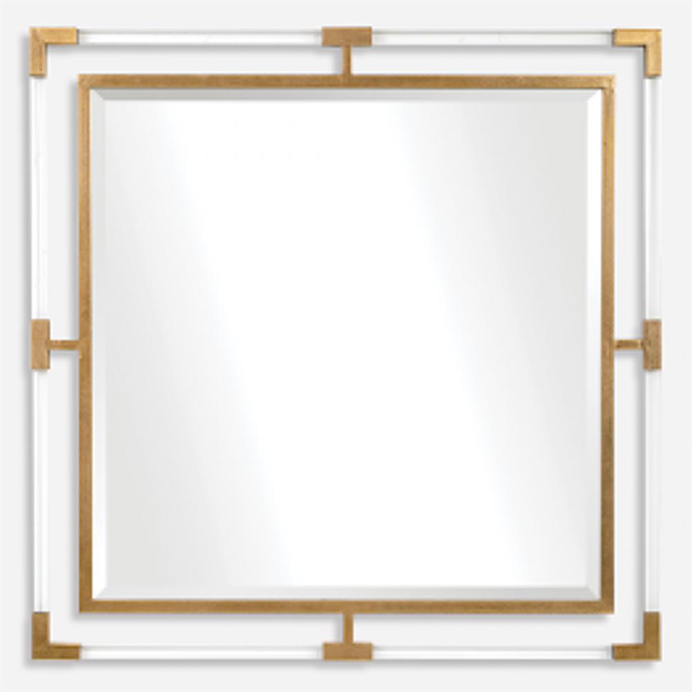 Balkan Golden Square Mirror