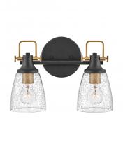 Hinkley 51272BK - Small Two Light Vanity