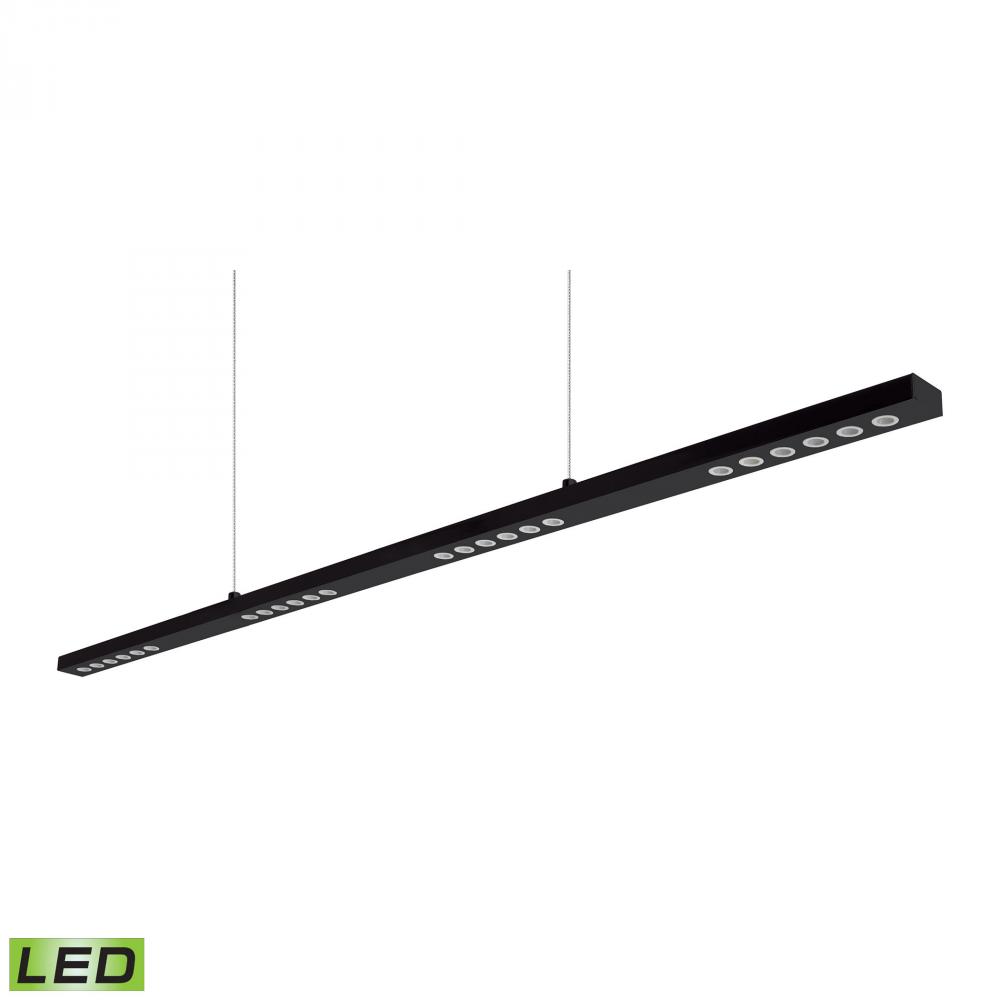 Wand 24 Watt LED Pendant In Black