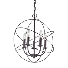 ELK Home 1515CH/10 - Thomas - Williamsport 18'' Wide 5-Light Chandelier - Oil Rubbed Bronze