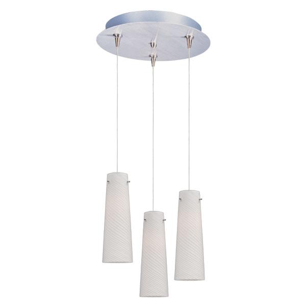 Sprial 3-Light RapidJack Pendant and Canopy